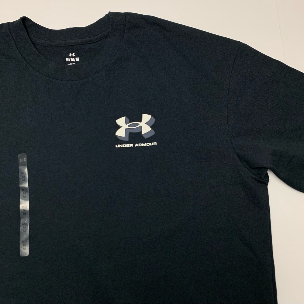 Under Armour Oversized T-Shirt Black Loose Fit Tee Mens Size Medium Brand New - Picture 8 of 8